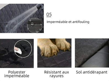 Dog Seat Cover – Hammock with Mesh & Pocket