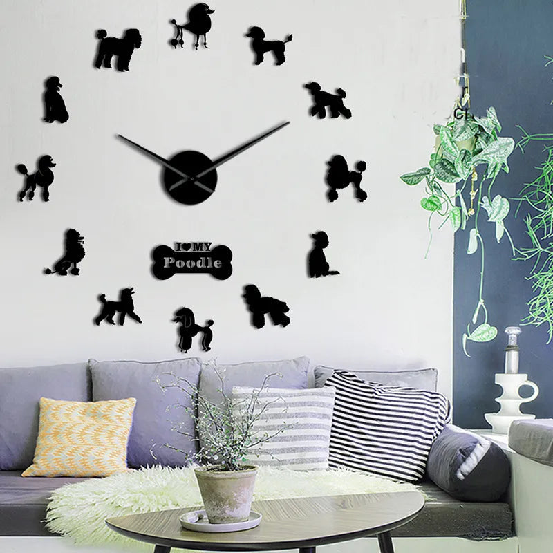 Acrylic Wall Sticker Clock HejK.com