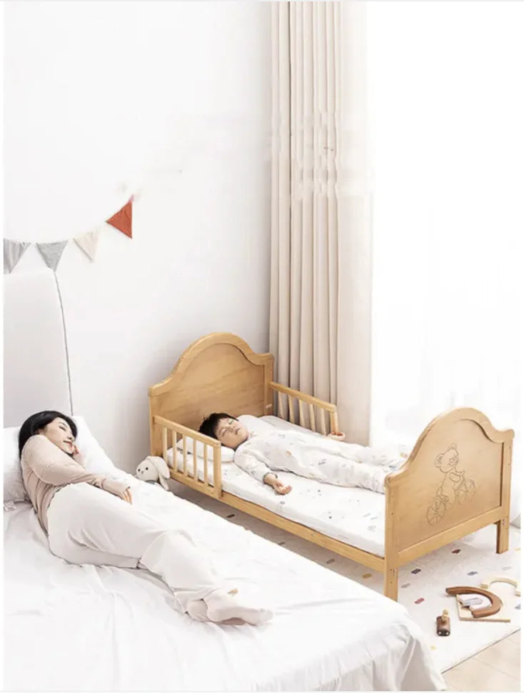 Multi-Function Pine Baby Bed WEM Support (www.WEM.support)