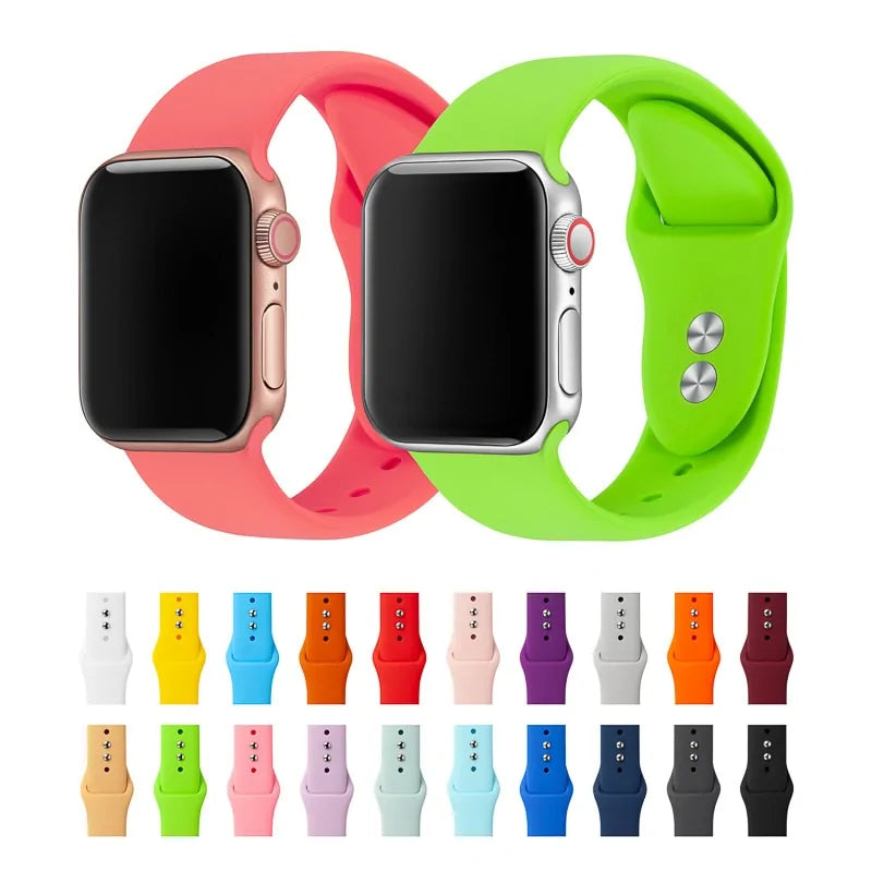 Silicone Bracelet For Apple Watch WEM Support (www.WEM.support)