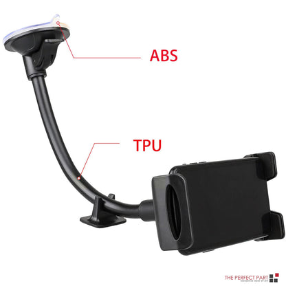 360° Universal Car Windshield Holder Desktop Mount For Cellphone Tablet iPad GPS WEM Support (www.WEM.support)
